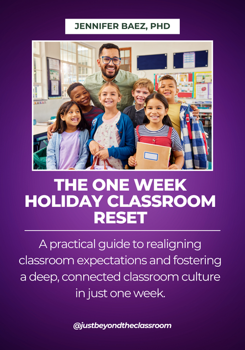 The One Week Holiday Classroom Reset